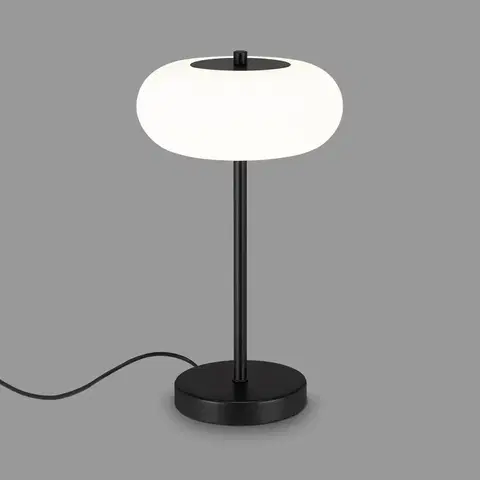Stolové lampy Briloner Stolová LED lampa Voco dotykový stmievač, čierna