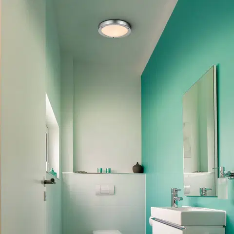 Stropné svietidlá LEDVANCE LEDVANCE Bathroom Classic Round svetlo Ø31cm chróm