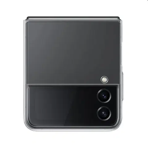 Puzdrá na mobilné telefóny Zadný kryt Clear Slim Cover pre Samsung Galaxy Z Flip4, transparentná EF-QF721CTEGWW