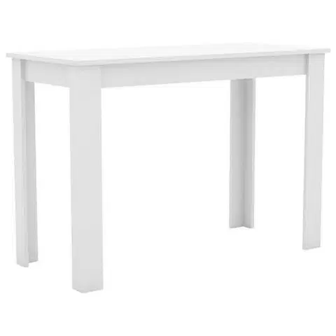 Stoly do jedálne Jedálenský Stôl Esal, 110x50 Cm, Biely