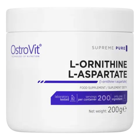 Ostatné aminokyseliny OstroVit L-ornitín L-aspartát Supreme pure 200 g pure