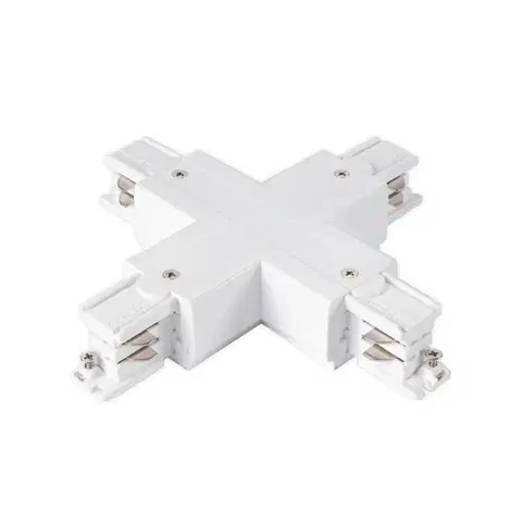 Svietidlá pre 3-fázové koľajnicové svetelné systémy Arcchio Konektor Arcchio X s možnosťou napájania biely
