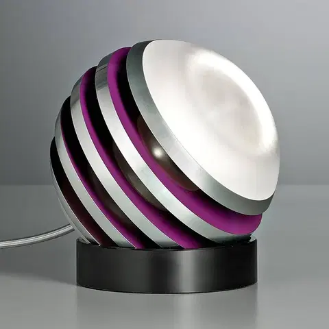 Stolové lampy TECNOLUMEN TECNOLUMEN Bulo – stolná LED lampa jahodová