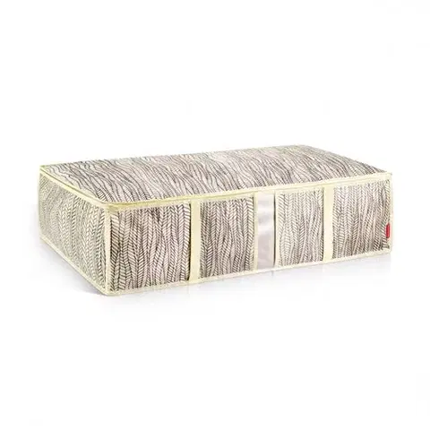 Úložné boxy Tescoma obal na prikrývky FANCY HOME, 80 x 52 x 20 cm, smotanová