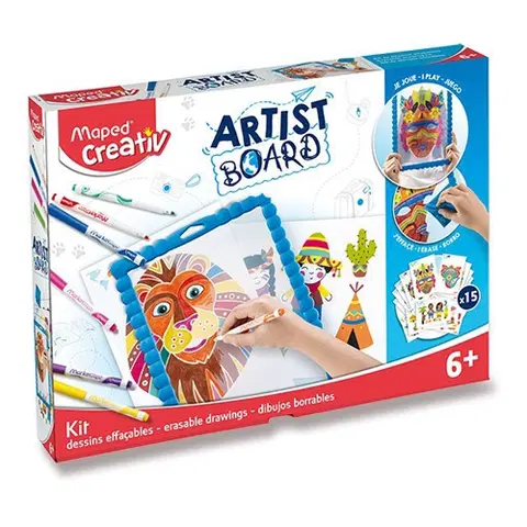 Hračky MAPED - Sada CREATIV Artist Board Transparentná tabuľa na kreslenie
