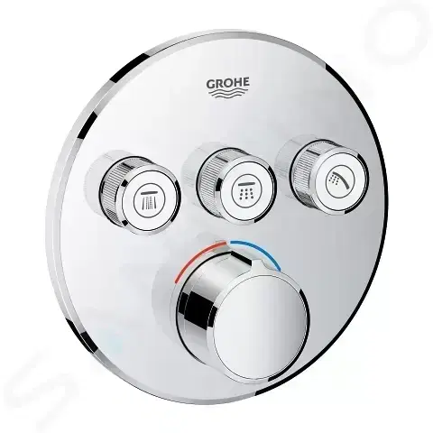 Kúpeľňové batérie GROHE - SmartControl Batéria pod omietku s 3 výstupmi, chróm 29146000