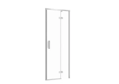 Sprchovacie kúty CERSANIT - Sprchové dvere LARGA chróm 80X195, pravé, číre sklo S932-115
