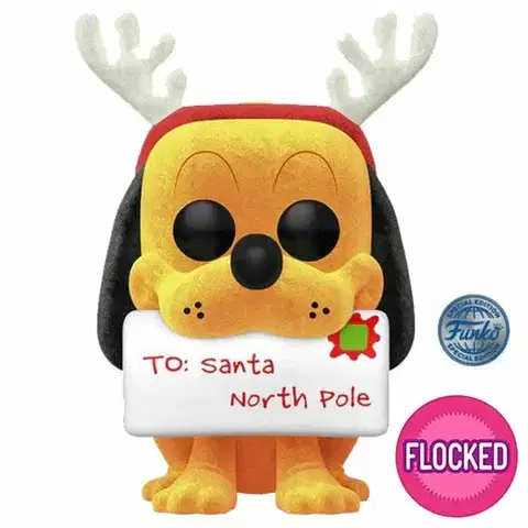 Zberateľské figúrky POP! Disney: Holiday Pluto Special Edition Flocked POP-1227