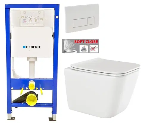 Kúpeľňa GEBERIT DuofixBasic s bielym tlačidlom DELTA51 + WC INVENA PAROS  + SEDADLO 458.103.00.1 51BI RO1