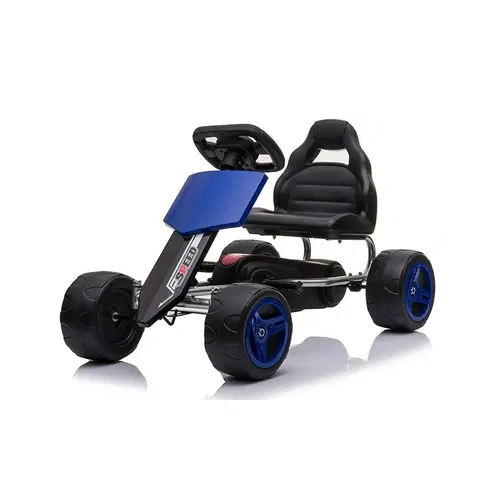 Detské vozítka a príslušenstvo Baby Mix Detská šliapacia motokára Go-kart Speedy, modrá