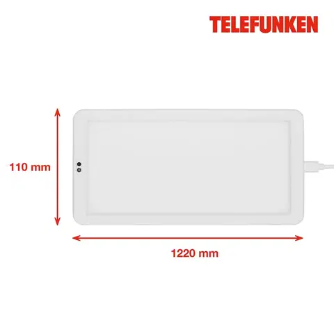 Osvetlenie kuchynskej linky Telefunken LED svietidlo Schu, snímač, 22x11 cm biela 840