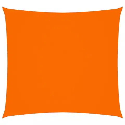 Stínící textilie Tieniaca plachta štvorcová 7 x 7 m oxfordská látka Dekorhome Oranžová