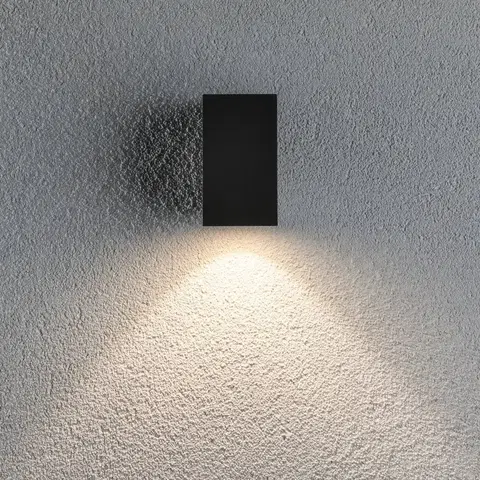 Vonkajšie nástenné svietidlá Paulmann Paulmann Flame vonkajšie svetlo 1p 10,3cm antracit
