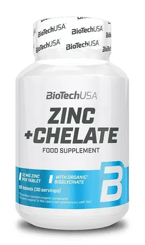 Zinok Zinc+Chelate - Biotech USA 60 tbl.