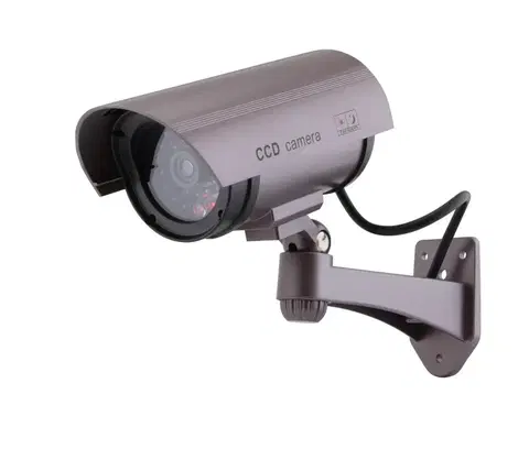 IP kamery  Maketa bezpečnostnej kamery 2xAA IP65 