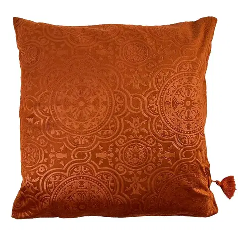 Dekoračné obliečky Obliečka Orient Velvet oranžový 43x43 Merkury Home
