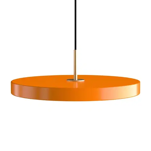 Závesné svietidlá UMAGE UMAGE Asteria medium závesná lampa mosadz oranžová