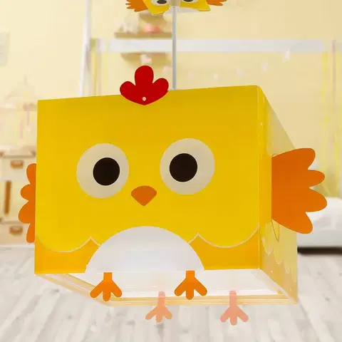 Závesné svietidlá Dalber Dalber Little Chicken závesné svietidlo pre deti