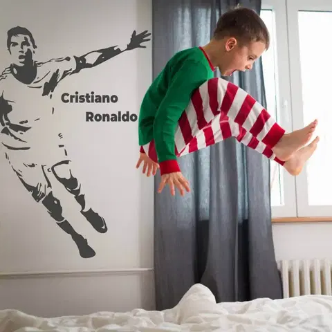 Nálepky na stenu Cristiano Ronaldo - nálepka