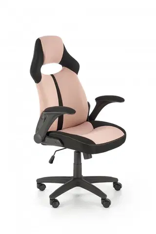 Kancelárske stoličky Kancelárske kreslo BLOOM Halmar Svetlo ružová