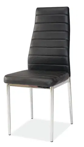 Jedálenské stoličky SIGNAL H-261 jedálenská stolička čierna