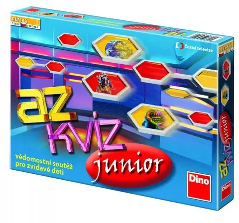 Hračky náučné a vedecké spoločenské hry DINO - Az Kvíz Junior Hra