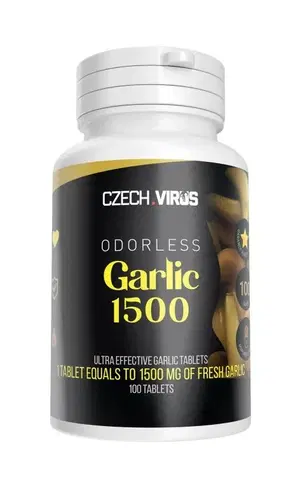Antioxidanty Odorless Garlic 1500 - Czech Virus 100 tbl.