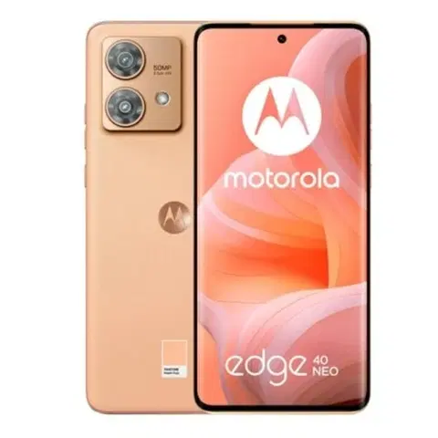 Mobilné telefóny Motorola EDGE 40 NEO, 12/256GB, Peach Fuzz