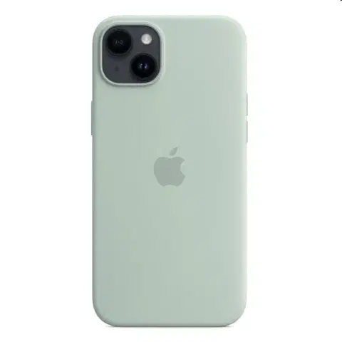 Puzdrá na mobilné telefóny Silikónový zadný kryt pre Apple iPhone 14 Plus s MagSafe, dužnatkovo modrá MPTC3ZM/A