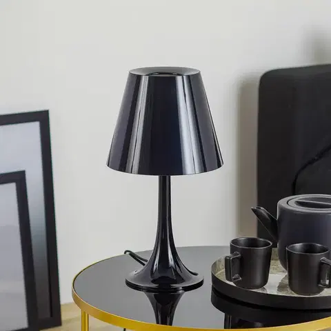 Stolové lampy FLOS FLOS Miss K – stolná lampa Philippe Starck čierna