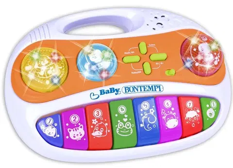 Hudobné hračky BONTEMPI - detské elektronické klávesy Baby Melody 121425