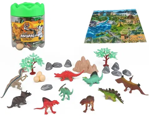 Hračky - figprky zvierat MAC TOYS - Dinosaury set 24ks
