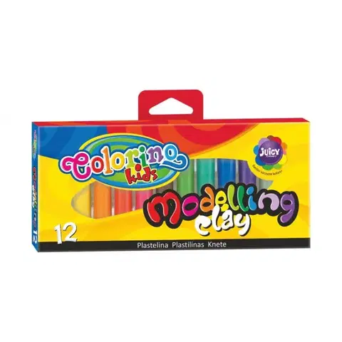 Kreatívne a výtvarné hračky PATIO - Colorino plastelína 12 farieb