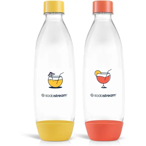 Sodastream a ďalšie výrobníky perlivej vody Sodastream Fľaša Fuse Orange/Yellow 2x 1 l, do umývačky