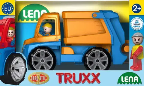 Hračky - dopravné stroje a traktory LENA - Truxx Smetiar v okrasnej krabici