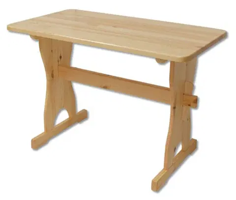 Jedálenské stoly ST103 Jedálenský stôl 110, prírodná borovica