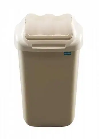 Odpadkové koše Kinekus Kôš na odpad vyklápací 50l, plastový, FALA, cappuccino