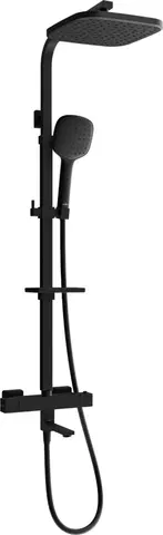 Sprchy a sprchové panely MEXEN/S - CQ33 vaňový stĺp s termostatickou batériou, čierna 779103395-70