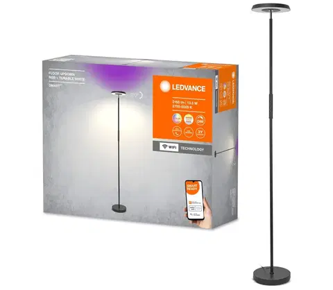 Lampy Ledvance Ledvance - LED RGBW Stmievateľná stojacia lampa SMART+ FLOOR LED/13,5W/230V Wi-Fi 