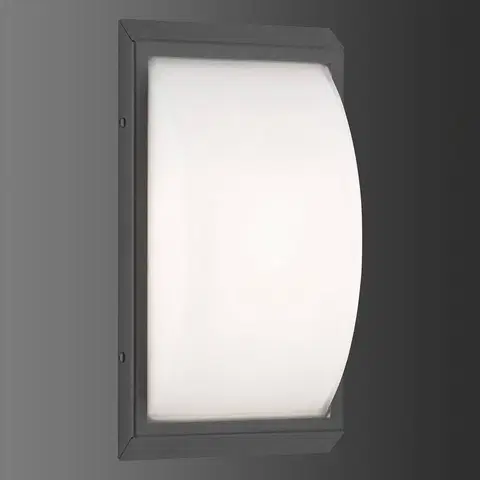 Vonkajšie nástenné svietidlá LCD Vonkajšie svietidlo 053 z ušľachtilej ocele grafit