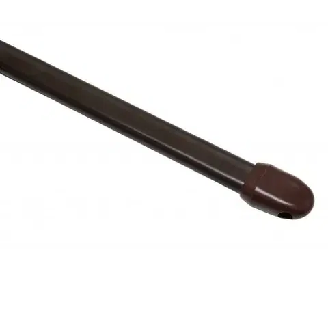 Závesy Vitrážna tyč rozťažná, plochá 11 mm hnedá, 30 - 40 cm