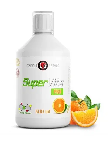 Komplexné vitamíny Supervita PRO - Czech Virus 500 ml. Orange