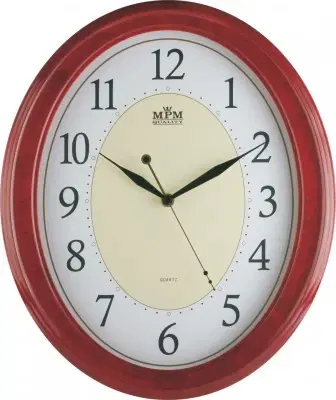 Hodiny Nástenné hodiny MPM, 1898.55.SW - gaštan, 35cm