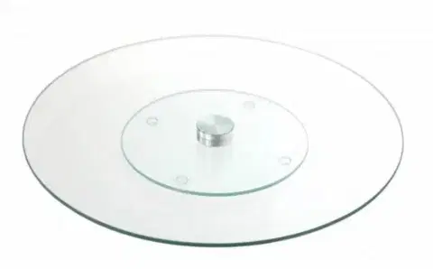 Podnosy a tácky Kinekus Podnos na koláče sklenený 30cm