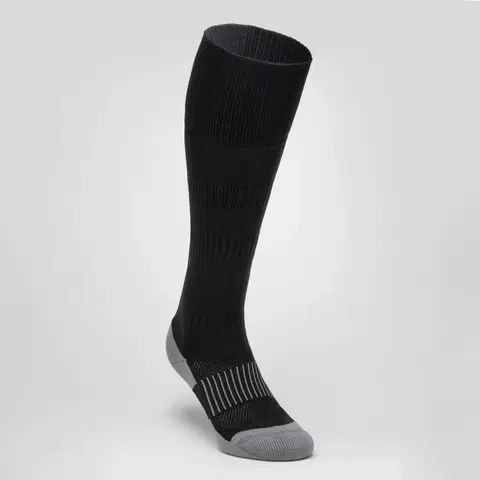 ragby Vysoké ponožky na ragby pre dospelých R500 čierne
