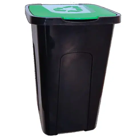 Koše na triedenie odpadkov Nádoba na odpady 50 l na triedenie, zelená
