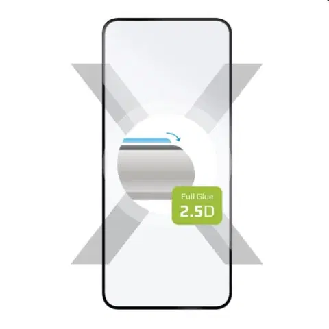 Ochranné fólie pre mobilné telefóny FIXED Full-Cover ochranné tvrdené sklo pre Xiaomi Redmi Note 11, čierna FIXGFA-932-BK