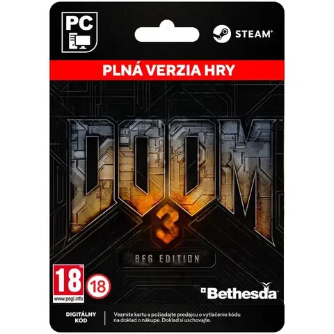 Hry na PC Doom 3 (BFG Edition) [Steam]