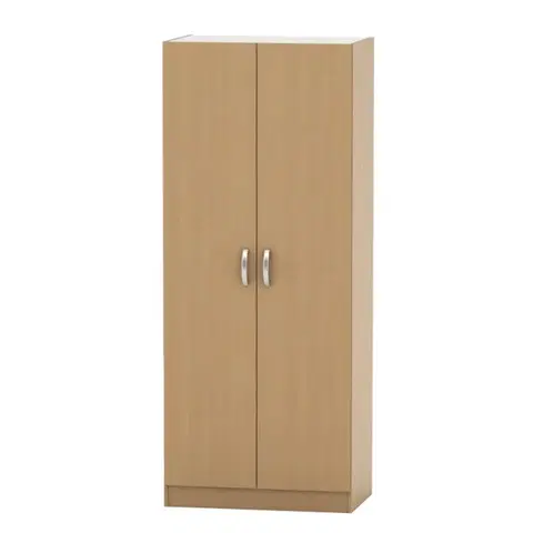 Šatníkové skrine 2-dverová skriňa, vešiaková, poličková, buk, BETTY NEW 2 BE02-003-00
