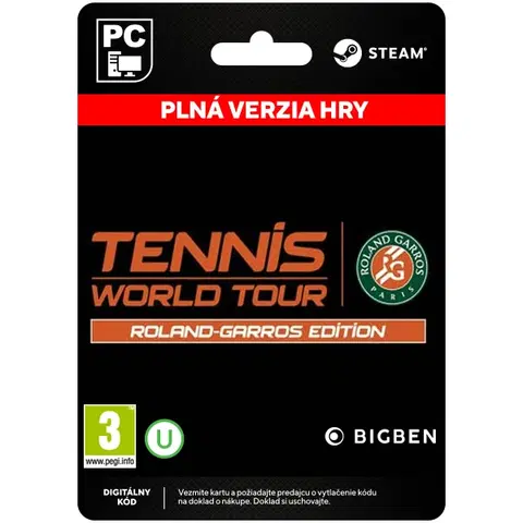 Hry na PC Tennis World Tour (Rolland-Garros Edition) [Steam]
